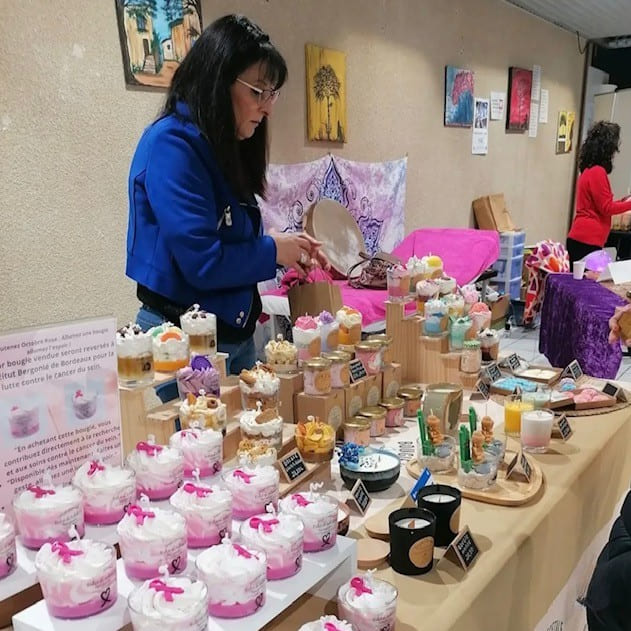 Bougies artisanales parfumées faites main - Bougies de Lola atelier français